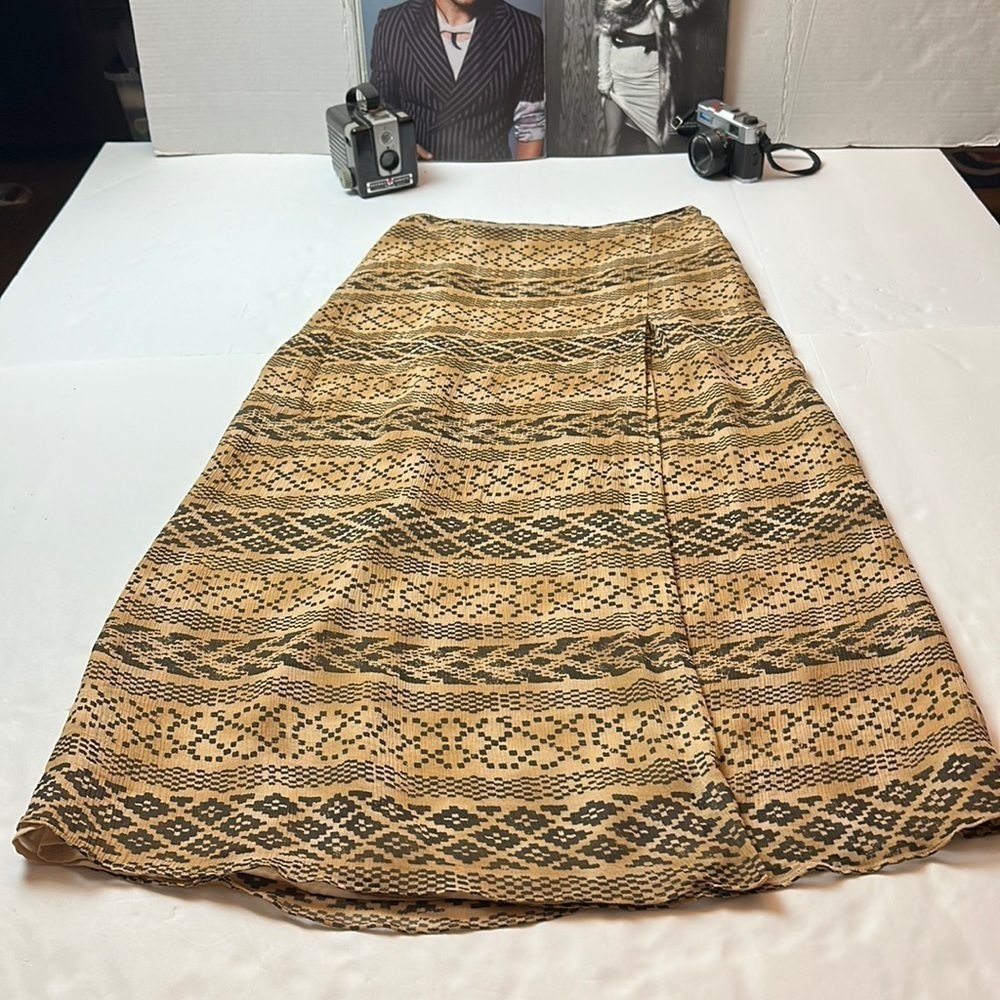Jones New York 100% silk maxi skirt